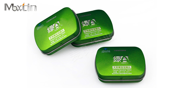 螺旋藻精片小鐵盒 螺旋藻精片小鐵盒