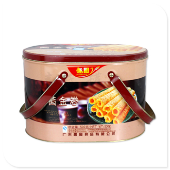 橢圓形曲奇鐵盒,食品級馬口鐵盒