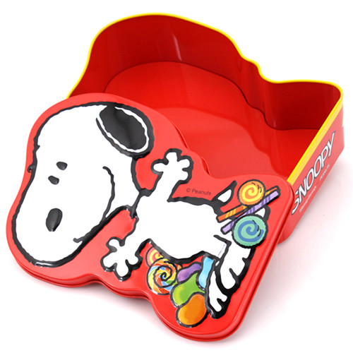 史努比糖果鐵盒卡通鐵罐_馬口鐵盒食品包裝廠(chǎng)家定制